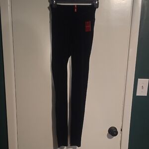 Spanx Black Velvet Leggings